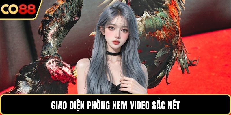 Giao diện phòng xem video sắc nét